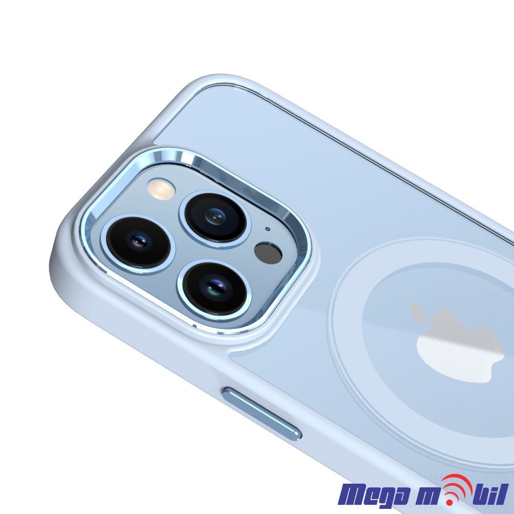 Futrola iPhone 14 Pro Max Magsafe Acrylic light blue.